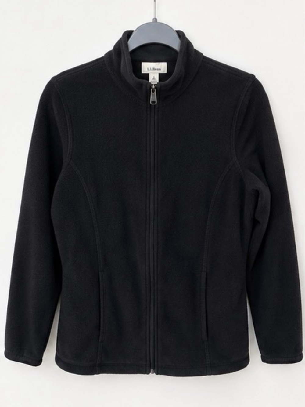 L.L.Bean Women’s Black Full Zip Fleece Jacket Size Small